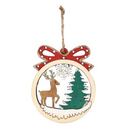 Lot de 2 Décorations en Bois