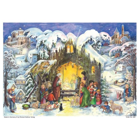 Calendrier de l'Avent Crèche