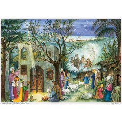 Calendrier de l'Avent Crèche