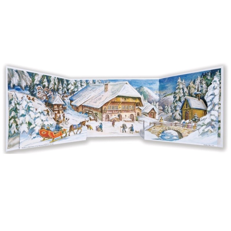 Calendrier de l'Avent dans les Alpes