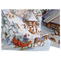 Calendrier de l'Avent dans les Alpes