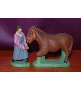 Le Maréchal Ferrant et un cheval