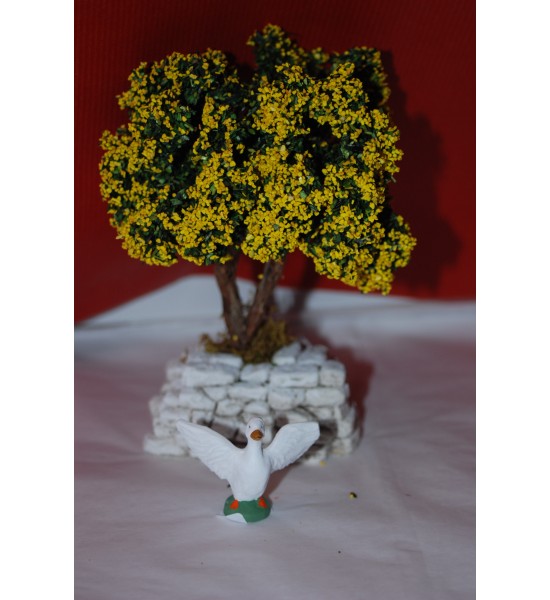 L'Oie ailes ouvertes