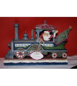 Santa in Train Engine