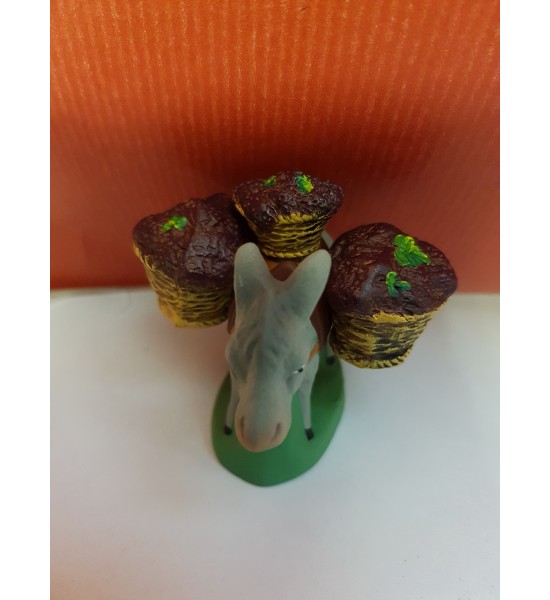 Ane aux paniers de raisin