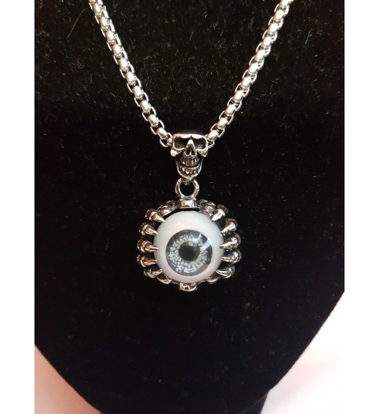 Pendentif Oeil Gris