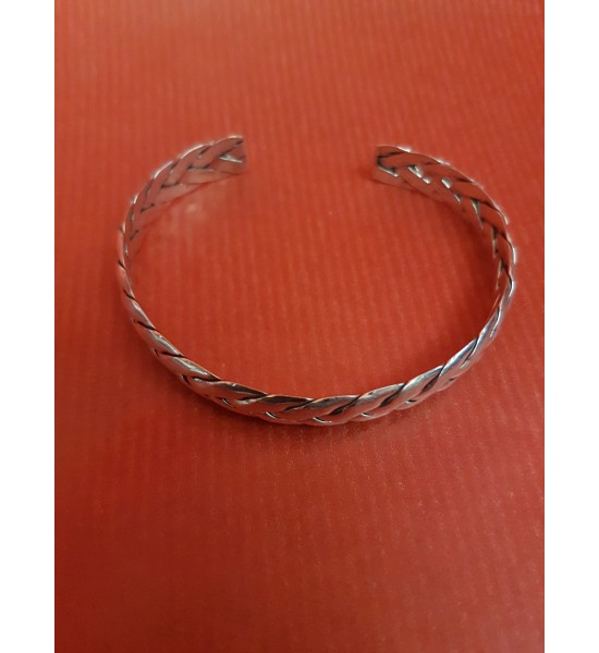 Bracelet en Argent Tressé