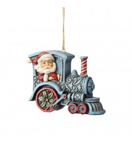 Père Noël en Locomotive