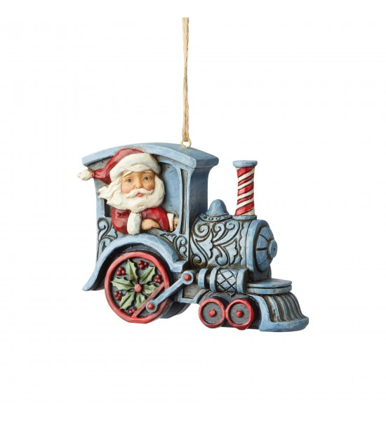 Père Noël en Locomotive