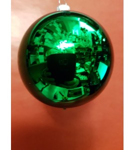 Boule Verte Brillante 8 Centimètres