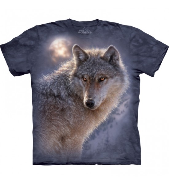 The Mountain Adventure Wolf Animal T Shirt