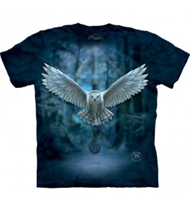 The Mountain Awake Your Magic Gothic Owl Anne Stokes T Shirt