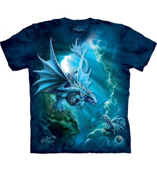 The Mountain Sea Dragon Fantasy Anne Stokes T Shirt 