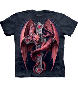 The Mountain Gothic Guardian Dragon Anne Stokes T Shirt