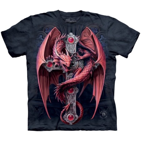 The Mountain Gothic Guardian Dragon Anne Stokes T Shirt
