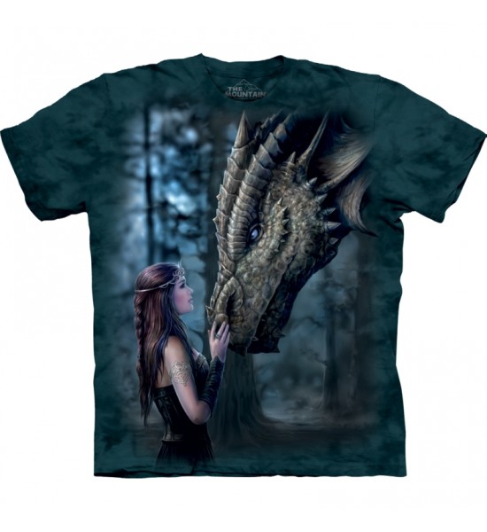 The Mountain Once Upon a Time Dragon Anne Stokes T Shirt