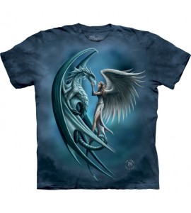 The Mountain Unisex Angel & Dragon Anne Stokes T Shirt