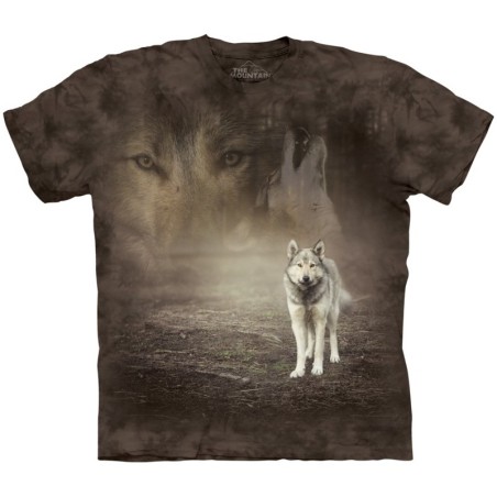 The Mountain Grey Wolf Portrait Animal T Shirt 