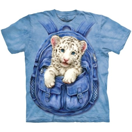 The Mountain Backpack White Tiger Big Cats T Shirt 