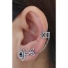 Boucle d'Oreille Florale 