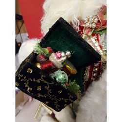 Le Père Noël avec un Coffret