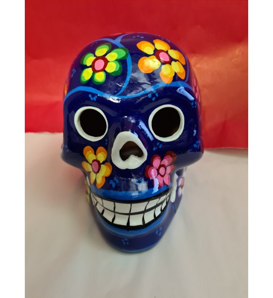 Crâne Mexicain Bleu
