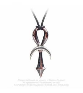 Collier Lunaris Ankh Alchemy Gothic