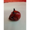 Crâne Demon Rouge Miniature Alchemy Gothic
