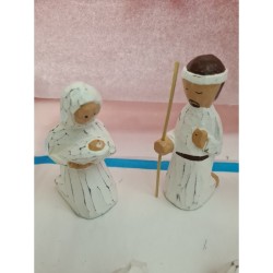 Crèche en Bois Peint
