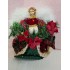 Ange de Cime Rouge et Vert 34 cms