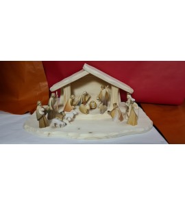 Crèche Aram Hiver en Bois