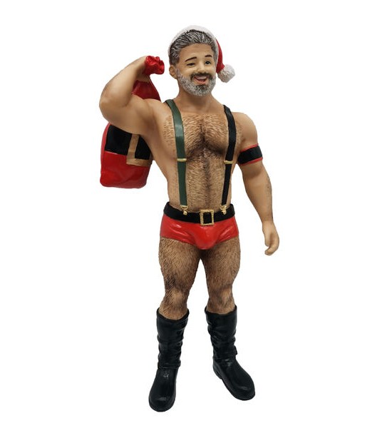 Naughty Santa Bear December Diamonds