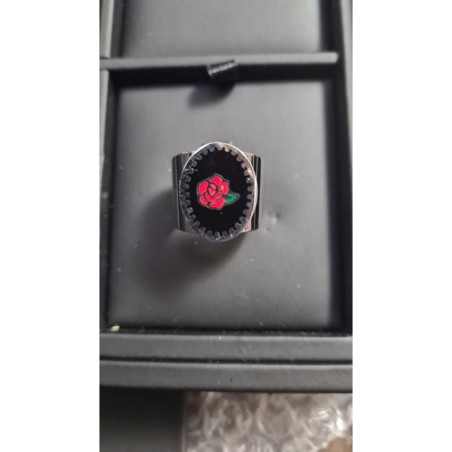 Bague Rose Rouge
