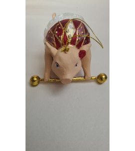 Cochon avec Haltère