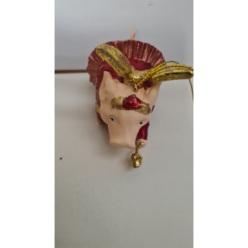 Cochon Volant Rouge et Blanc
