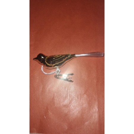 Oiseau Doré en Verre