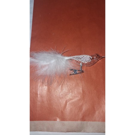 Oiseau Transparent en Verre