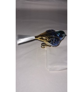 Oiseau Multicolre en Verre