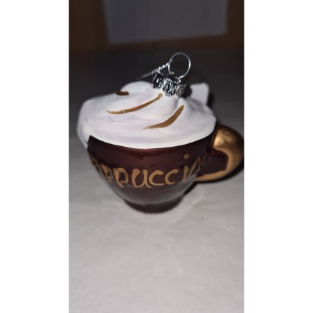 Tasse de cappuccino en Verre