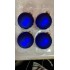 Boite de 4 Boules Bleues Mat