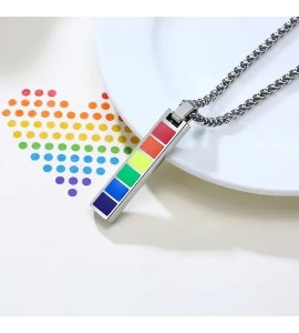 Collier Barre Raibow LGBT