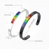 Bracelet Jonc Rainbow LGBT