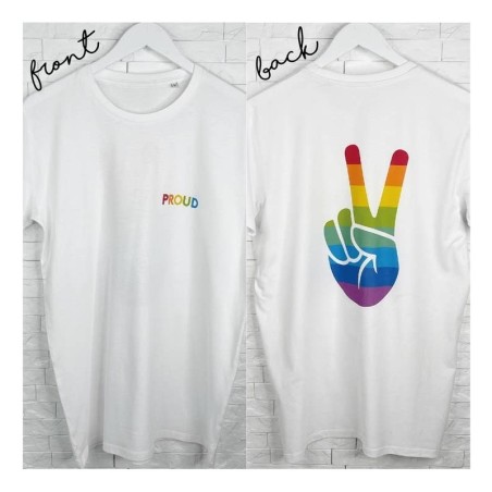 T Shirt Proud Blanc