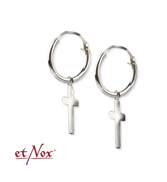 Boucles d'Oreilles Croix