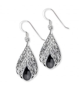 Boucles d'Oreilles vec Onyx