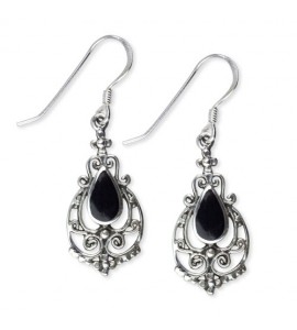 Boucles d'Oreilles vec Onyx