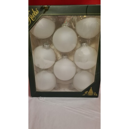 Boite de 8 Boules Givrées