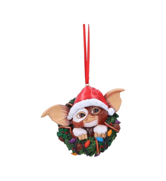 Gizmo dans une Couronne de Noël