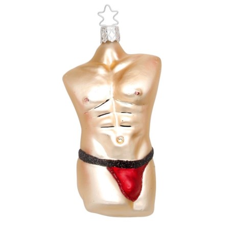 Homme en String Rouge
