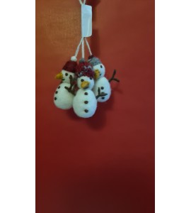 Set de 3 Bonhommes de Neige